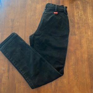 Black retro wranglers
